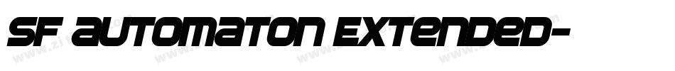 SF Automaton Extended字体转换